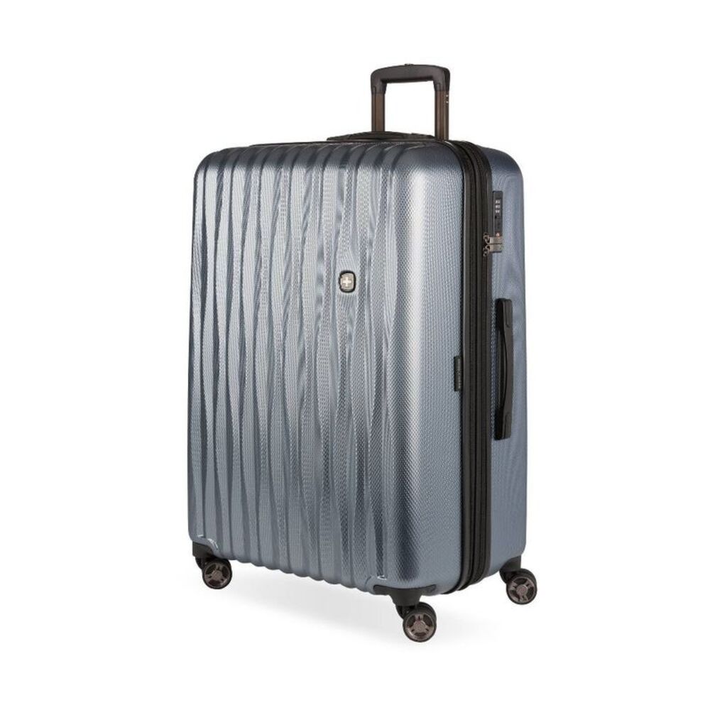 SWISSGEAR Energie Hardside Large Checked Spinner Suitcase - Gray